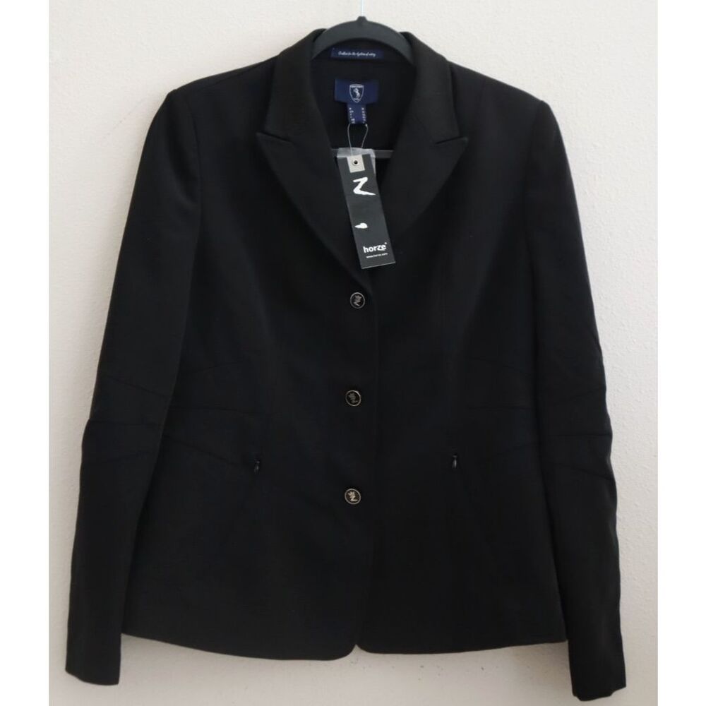 Horze Women's Black Tailored Riding Blazer